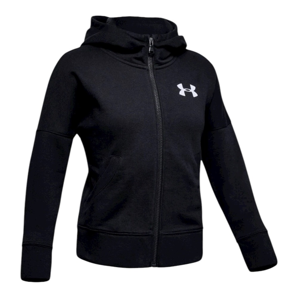 Under Armour Big Girls Rival Full-Zip Fleece Hoodie Size YMD/M
